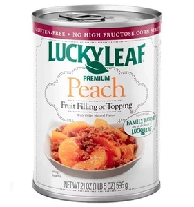 Lucky Leaf Premium Pfirsich Kuchen Füllung oder Topping 21 oz 4er Pack - Bild 1 von 6