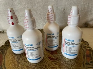 Saline Nasal Spray 1.5oz MAJOR Deep Sea (4) bottles ) Sealed EXP. Oct/2026 - Picture 1 of 4
