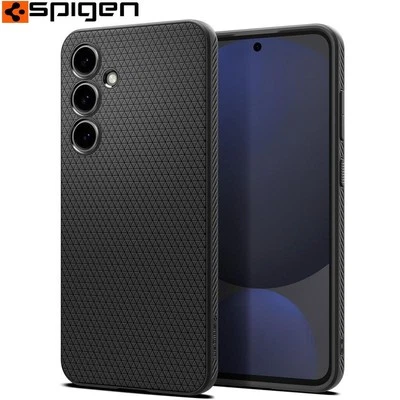 Handyhülle für Galaxy S24 FE Spigen Case Cover Futeral Etui Schutzhülle Schwarz