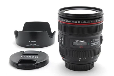 [N.Mint] Canon EF 24-70mm f/4 L IS USM  Wide Angle Macro Zoom Lens from JP #535 - Image 1 of 4