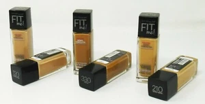 Maybelline Fit Me! Dewy + Smooth Octinoxate Foundation Normal to Dry QTY 2 - Picture 1 of 10