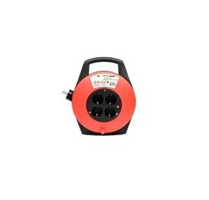 Miko® Kabeltrommel 10m Kabelbox mit 4-fach Steckdosen Thermoschutz Verlängerung - Bild 1 von 2