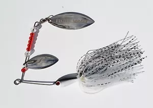 Spinnerbait Spinbait nano fishing lure | SaltnPepper | PERCH | 16g Fishin Addict - Picture 1 of 3