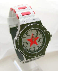 Marvel Captain America Bucky Winter Soldier Avengers Watch New NOS 2018 MIB - Picture 1 of 8