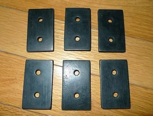 Land Rover Serie & Defender x6 Heckkarosseriewanne Gummi Befestigungspads 332582 2 3 - Bild 1 von 1