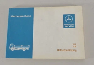 Manual De Instrucciones / Manual Mercedes Benz NG 80 1628 / 1928 Fecha 12/1979 - Imagen 1 de 1