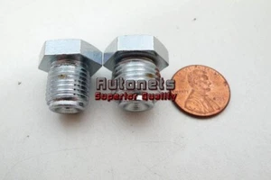 Enchufe hexagonal Master Cylinder 1/2"-20 y tuerca acampanada invertida 9/16"-18 HotRod GM - Imagen 1 de 2