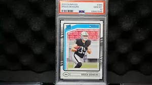 2024 Panini Donruss Football Rated Rookie Brock Bowers PSA 10🔥🔥 POP 217 - Bild 1 von 6
