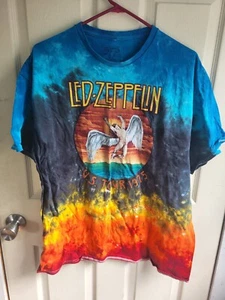 Led-Zeppelin Unisex XL Tye Dye Shirt - Picture 1 of 4