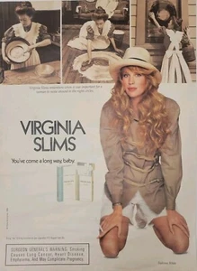 Virginia Slims 1988 muévete en círculos derechos Women You Come Along Way anuncio impreso de colección - Imagen 1 de 1