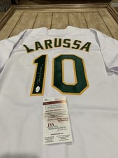 Tony LaRussa Autographed/Signed Jersey JSA COA La Russa Oakland Athletics A’s As