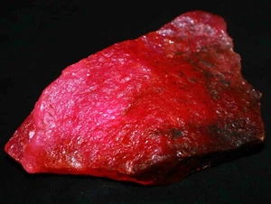 DYED African Natural Red Ruby Rough Gemstone 840.00 Ct EGL Certified  - Picture 1 of 4