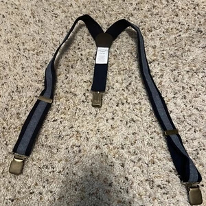 Gymboree Boys Blue Suspenders- Size 6 - Picture 1 of 3