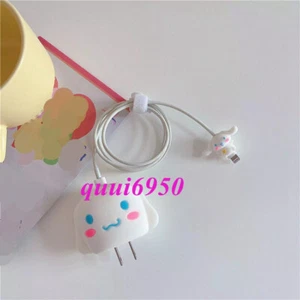 Lindo Juego Cinnamoroll Silicona Cable USB Cargador Protector Cubierta para iPhone 12 - Imagen 1 de 6