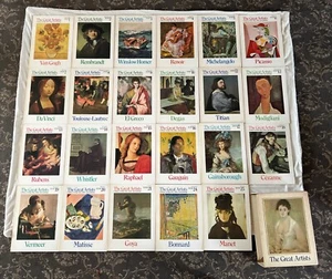24 Bücher Set Die großen Künstler Eine Bibliothek ihrer Lebenszeiten und Gemälde LESEN* - Bild 1 von 21