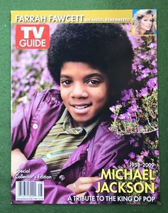 TV Guide July 2009 Michael Jackson Tribute King of Pop Thriller kid MJ - Picture 1 of 4