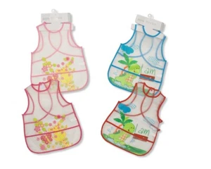 Baberos PEVA transparentes grandes Nursery Time niños niñas - 805 - Imagen 1 de 1