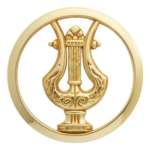 INSIGNE DE BERET DE LA MUSIQUE DORE ARMEE DE TERRE TDM TAP FANFARE L'AIR MARINE - Picture 1 of 1