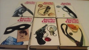 Agatha Christie Crime Collection 6 x Vintage Hardcover Books #701 - Picture 1 of 8