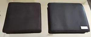Lot of 2 Porsche Design Leather Wallets. Brown/Burgundy & Black. - Picture 1 of 11