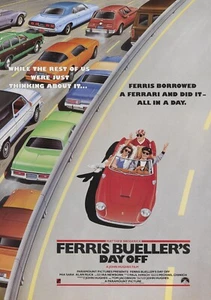 FERRIS BUELLERS DAY OFF Filmplakat movie poster - Picture 1 of 3