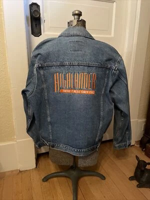 Jaqueta jeans Highlander só pode haver uma tamanho médio - Imagem 1 de 4