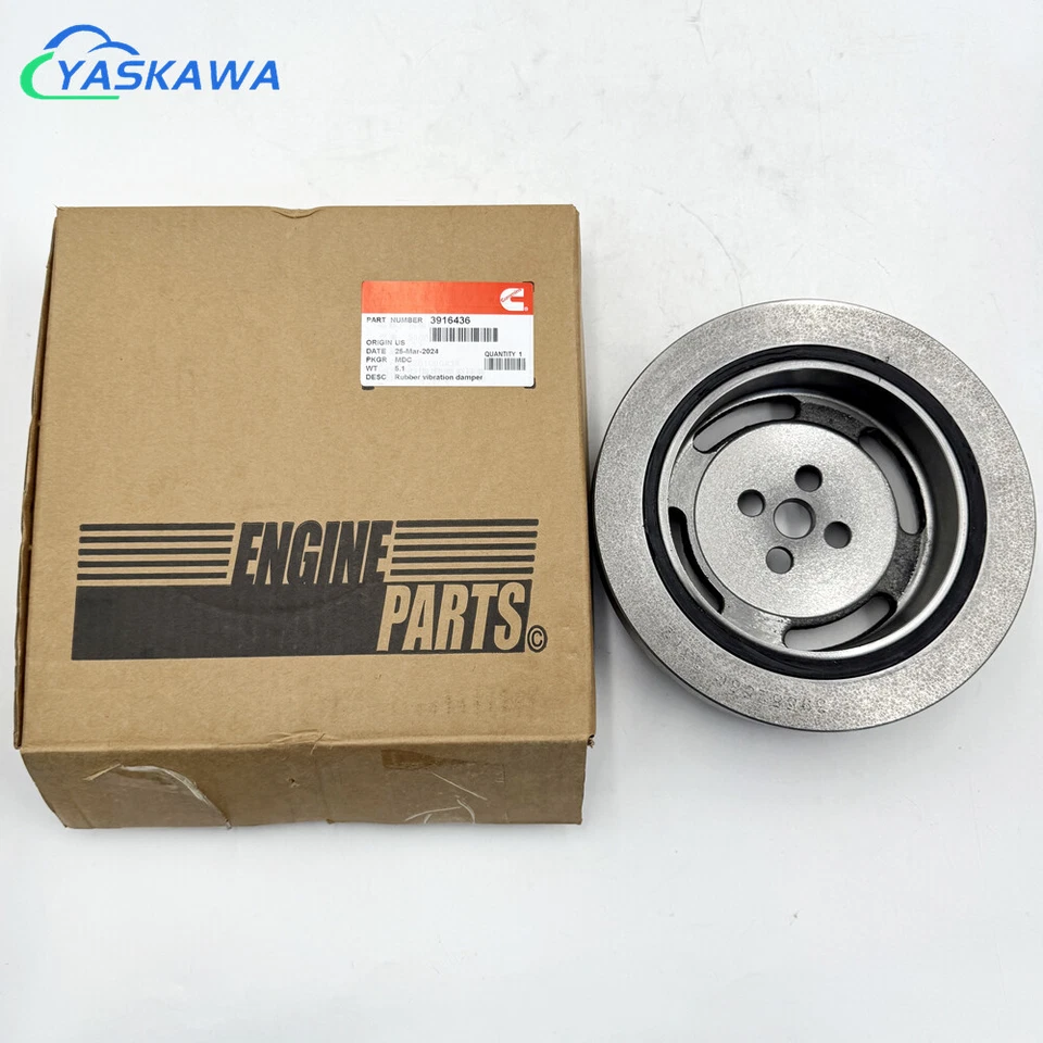 Cummins 3916436 Harmonic Balancer for Dodge Ram 2500 12V 5.9L 88-93 Diesel NEW - Imagem 1 de 4