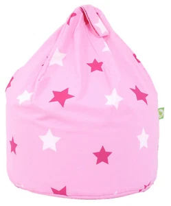 Bolso grande rosa estrellas frijoles con frijoles por frijoles perezosos - Imagen 1 de 1
