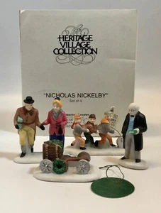 Department 56 Heritage Village NICHOLAS NICKELBY S/4 in Box - Picture 1 of 6