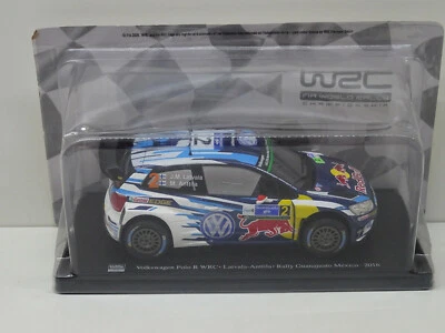 WRC RALLY 1:24 VOLKSWAGEN POLO R LATVALA ANTTILA GUANAJAUTO MEXICO 2016-FR-H13 - Immagine 1 di 4