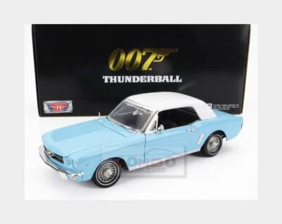 1:18 MOTORMAX Ford Usa Mustang Spider 1967 007 James Bond Thunderball MTM79834 - Immagine 1 di 2