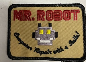 GROSSHANDEL Biker bestickte Aufnäher MR ROBOT - 25 Aufnäher - Bild 1 von 1