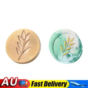 Round Grass Flower Wax Sealing Stamp Head Copper Stamps w/o Handle (ZR026) HOT - Picture 1 of 8