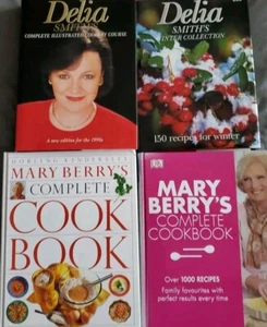 Mary Berry & Delia Smith Cook Book Bundle x4 - Picture 1 of 11