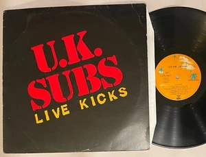 45rpm U.K. SUBS – Live Kicks 1980 punk Jupiter R – 6.24577 AR Germany VG+ / VG+ - Picture 1 of 5