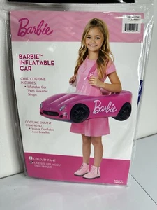BARBIE INFLATABLE CAR CHILD COSTUME ONE SIZE INSPIRIT DESIGNS New Halloween - Picture 1 of 6
