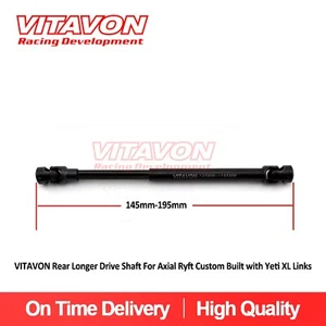 Vitavon Rear Longer Drive Shaft For Axial Ryft Custom Built with Yeti XL Links - Picture 1 of 4