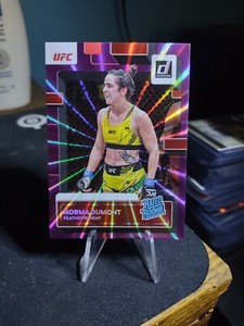 2023 Panini Donruss UFC Norma Dumont /99 Purple Laser Rated Rookie #204