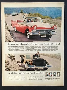 1957 Vintage Ad for Ford - Picture 1 of 1