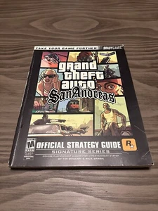 Grand Theft Auto San Andreas GTA PS2 Official Strategy Guide With Map - Picture 1 of 4