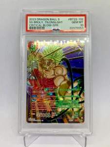 Dragon Ball 2023 "SS BROLY" #BT22-132 SPR Special Rare PSA 10 Critical Blow DBS - Picture 1 of 3
