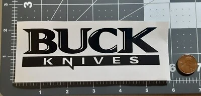 Buck Knives Knife Sticker Die Cut Vinyl Transfer Decal - Image 1 of 3