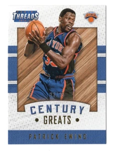 Patrick Ewing 2015-16 Panini Threads Basketball CENTURY GREATS GOLD Parallel Ins - Picture 1 of 2