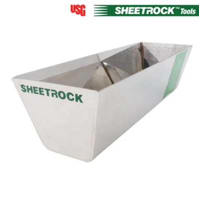 SHEETROCK TOOLS USG Sheetrock Classic 12" Stainless Steel Drywall Mud Pan - Contractor Grade