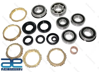 Suzuki Samurai 86-95 5 Speed Manual Transmission Rebuild Kit +Synchro Rings GEc - Image 1 of 4