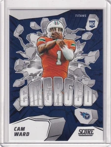 Cam Ward 2025 Panini Score Emerged Rookie Tennessee Titans #2 - Picture 1 of 2