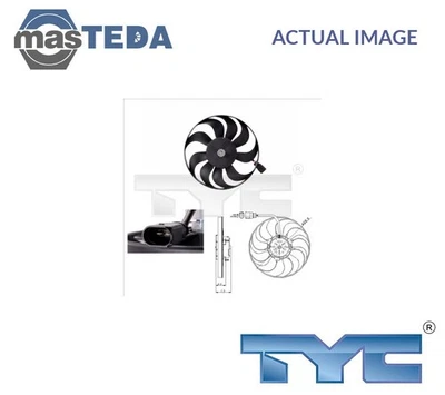 802-0001 ENGINE COOLING RADIATOR FAN TYC FOR AUDI A3,8P1,8PA 2L,1.6L,1.9L,3.2L - Image 1 of 4