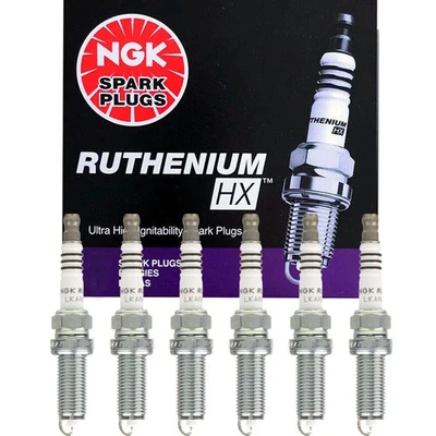 Свечи зажигания NGK Ruthenium HX 6 шт для 2009-2023 INFINITI Lexus Nissan Toyota V6 - Изображение 1 из 3