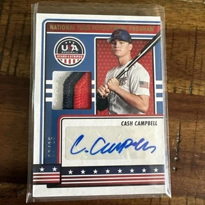 2023 Panini Stars & Stripes Cash Campbell Autographed/patch 3/25 - Picture 1 of 3