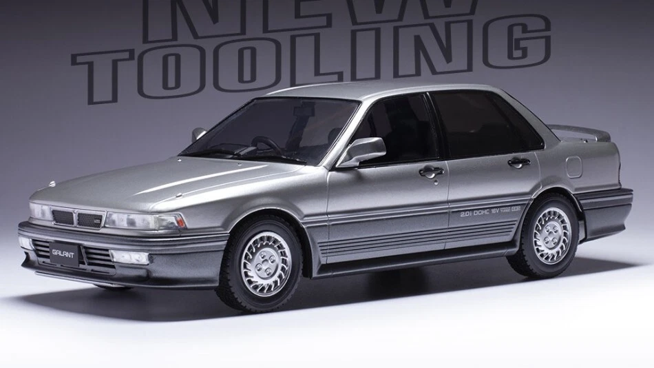 MITSUBISHI GALANT VR-4 1987 SILVER 1:18 - Immagine 1 di 1